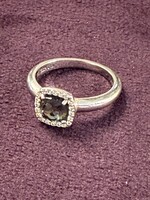Vintage & Occasion Occasion zilveren ring met zirkonia's