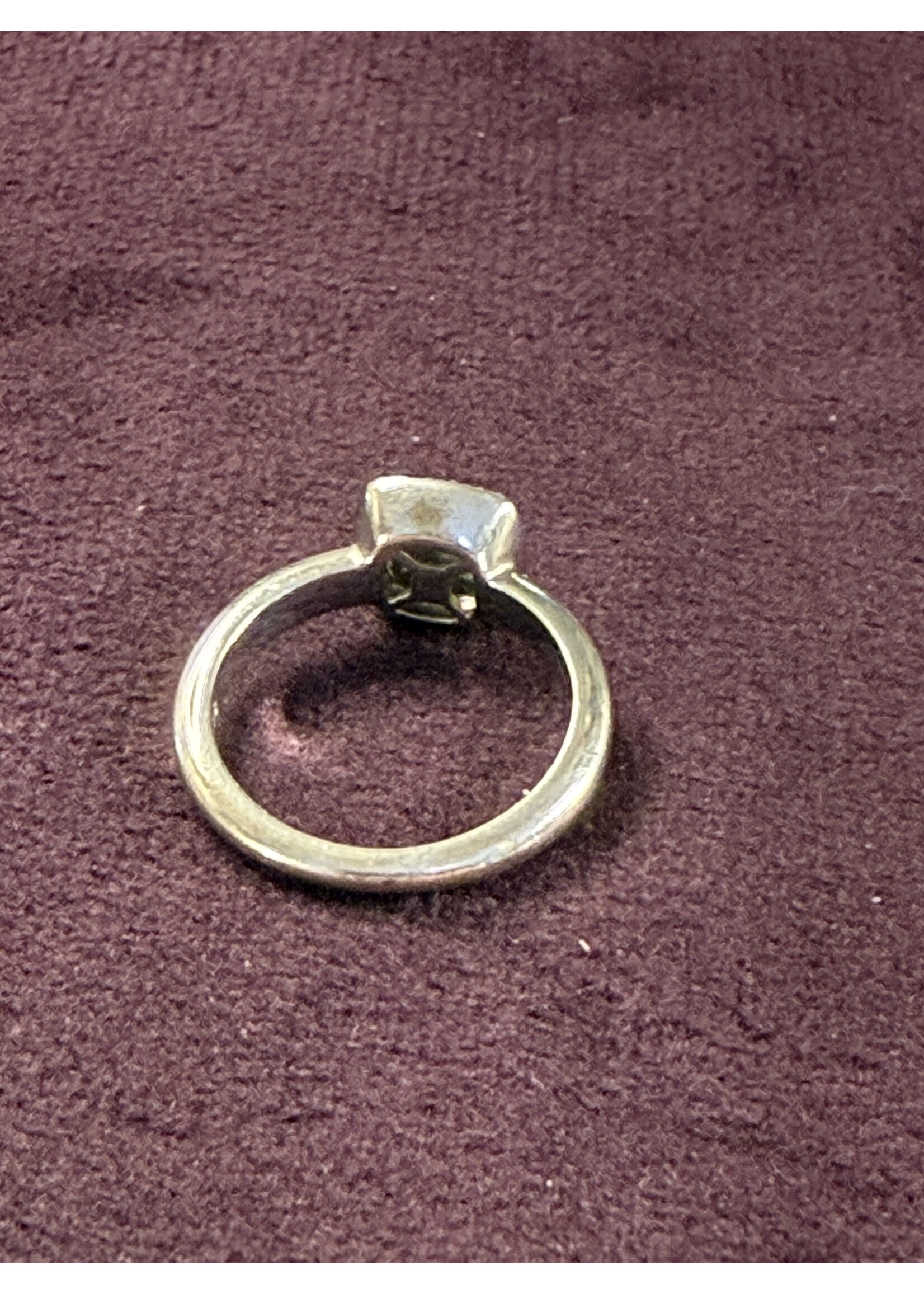 Vintage & Occasion Occasion zilveren ring met zirkonia's