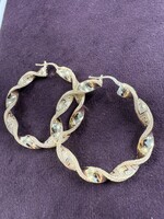 Cataleya jewels Wokkel oorbellen 14k goud groot model versace motief