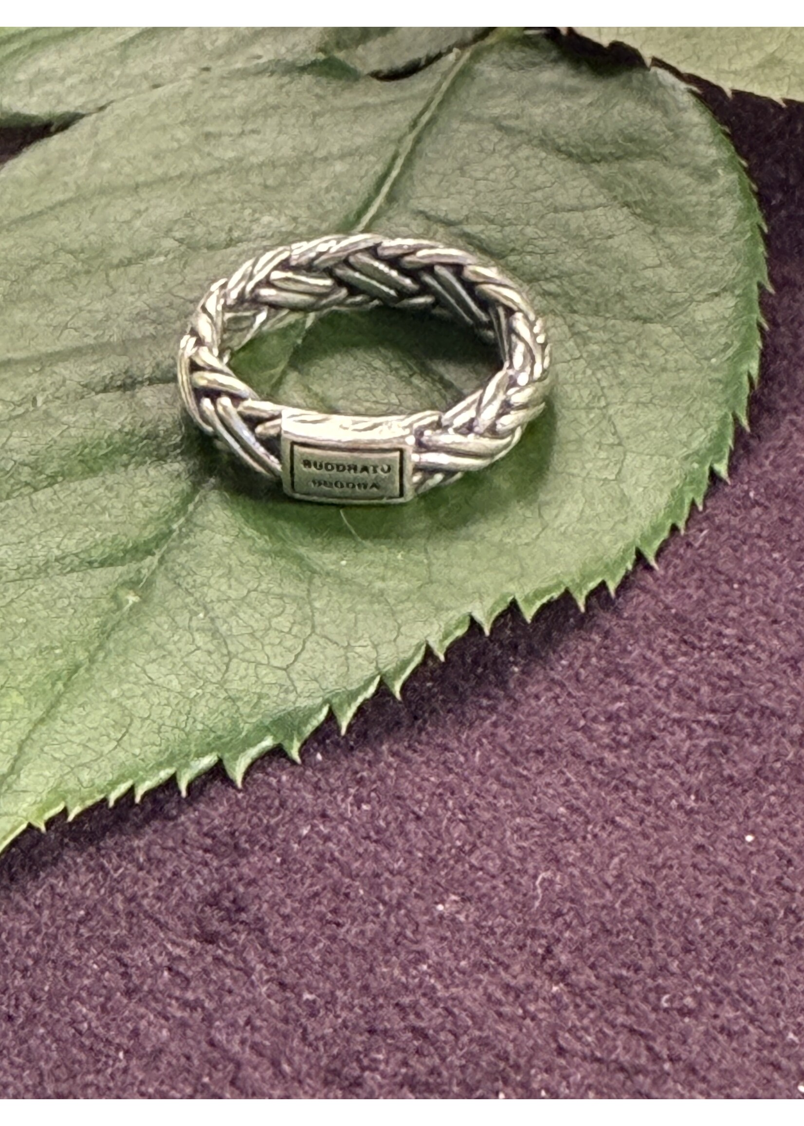 Vintage & Occasion Zilveren ring buddha to buddha  -  maat 15