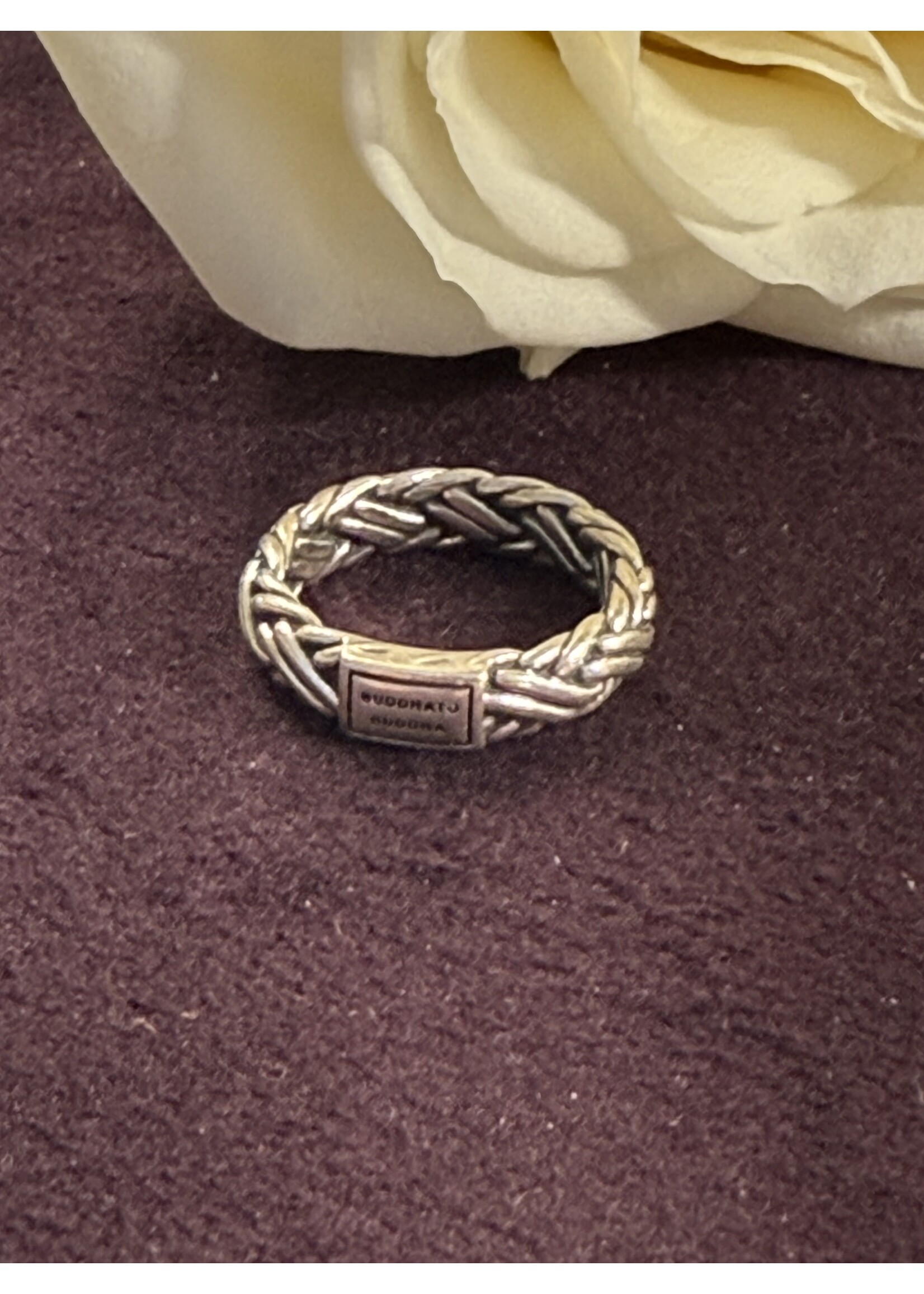 Vintage & Occasion Zilveren ring buddha to buddha  -  maat 15