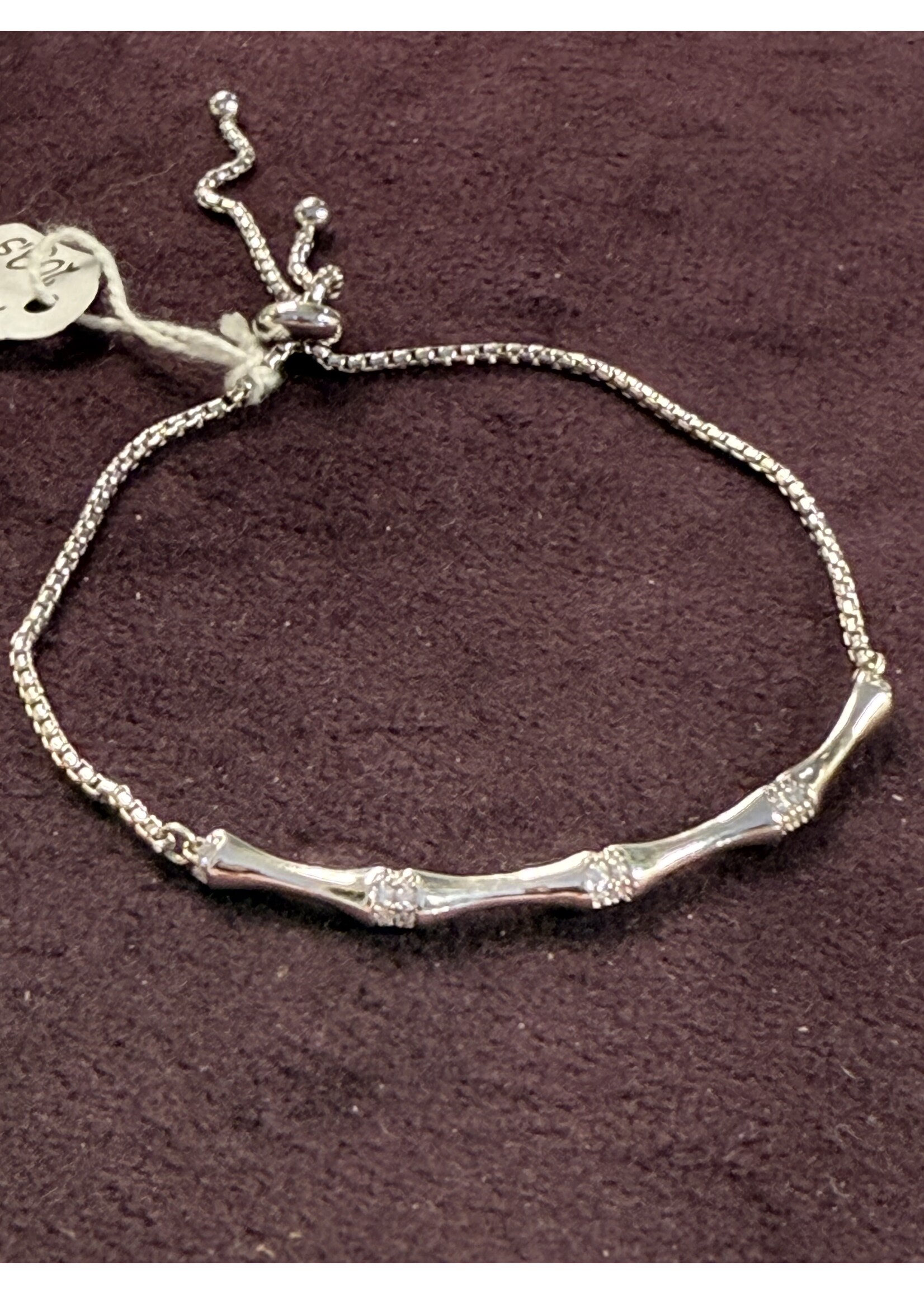 Zilveren armband met zirkonia