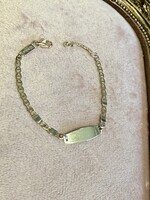 Cataleya jewels Geelgouden 14k baby plaat armband 12-14cm