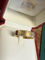 Vintage & Occasion Geelgouden Cartier ring love model - maat 70 /22