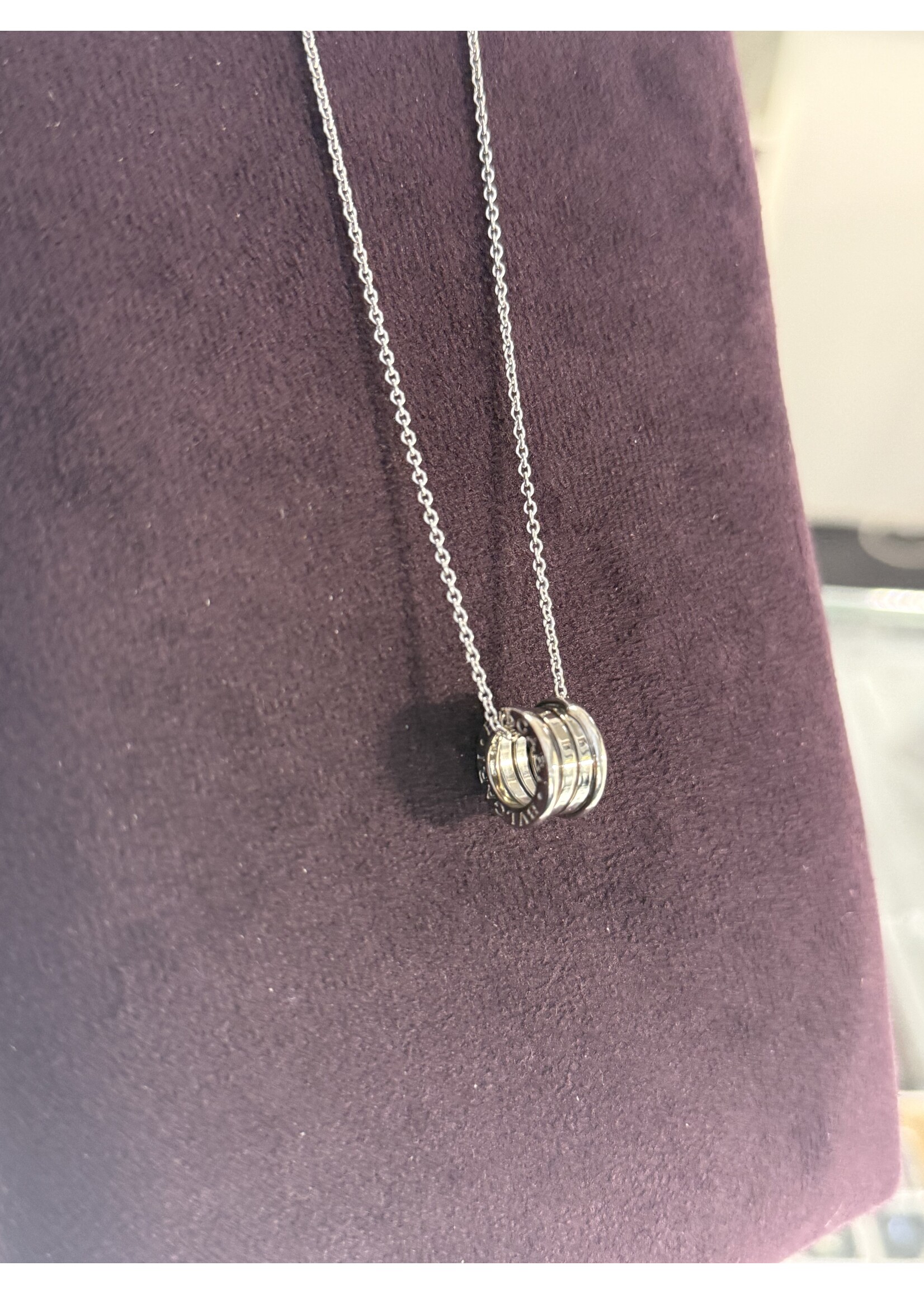 Vintage & Occasion Witgouden collier bvlgari