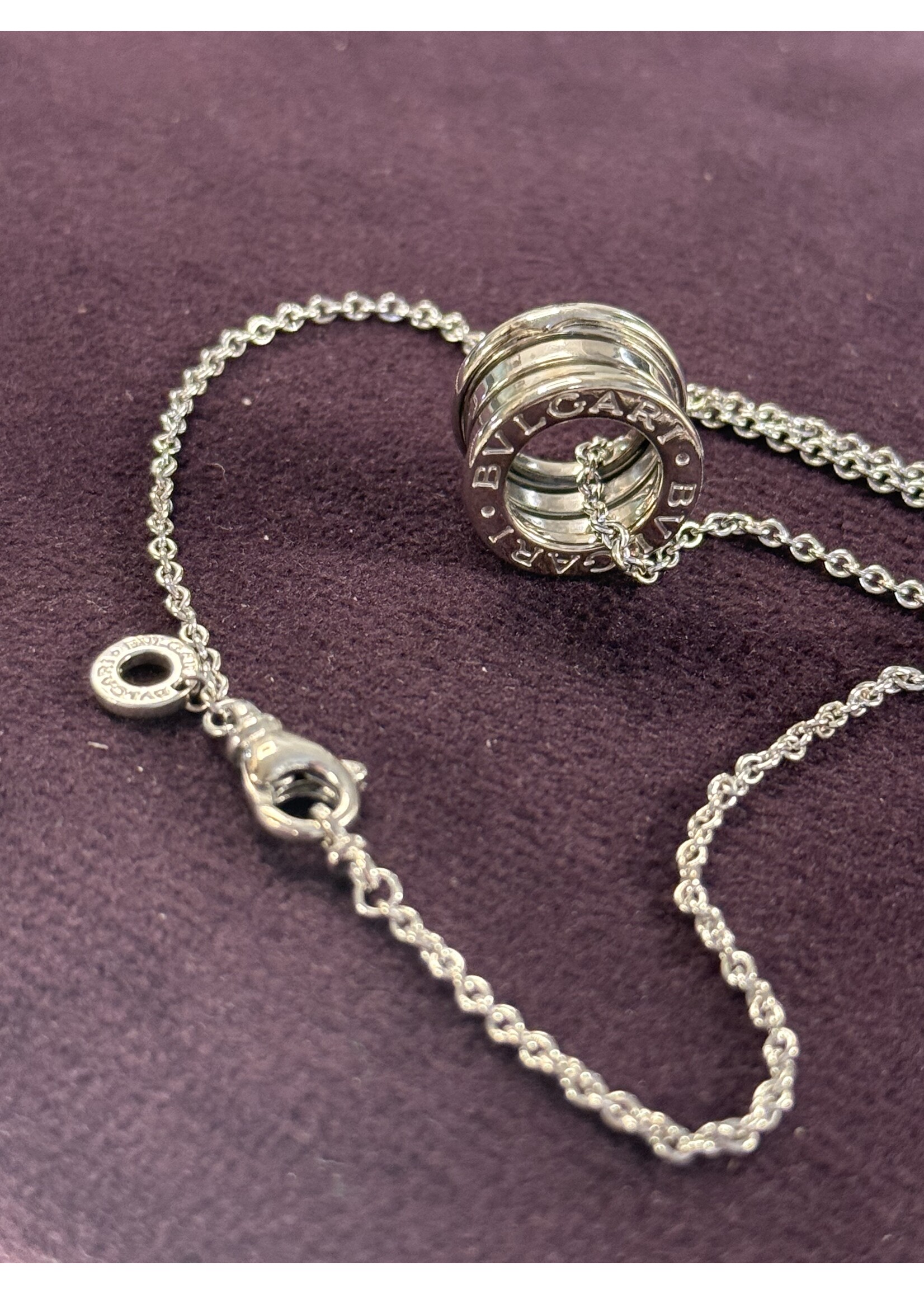 Vintage & Occasion Witgouden collier bvlgari