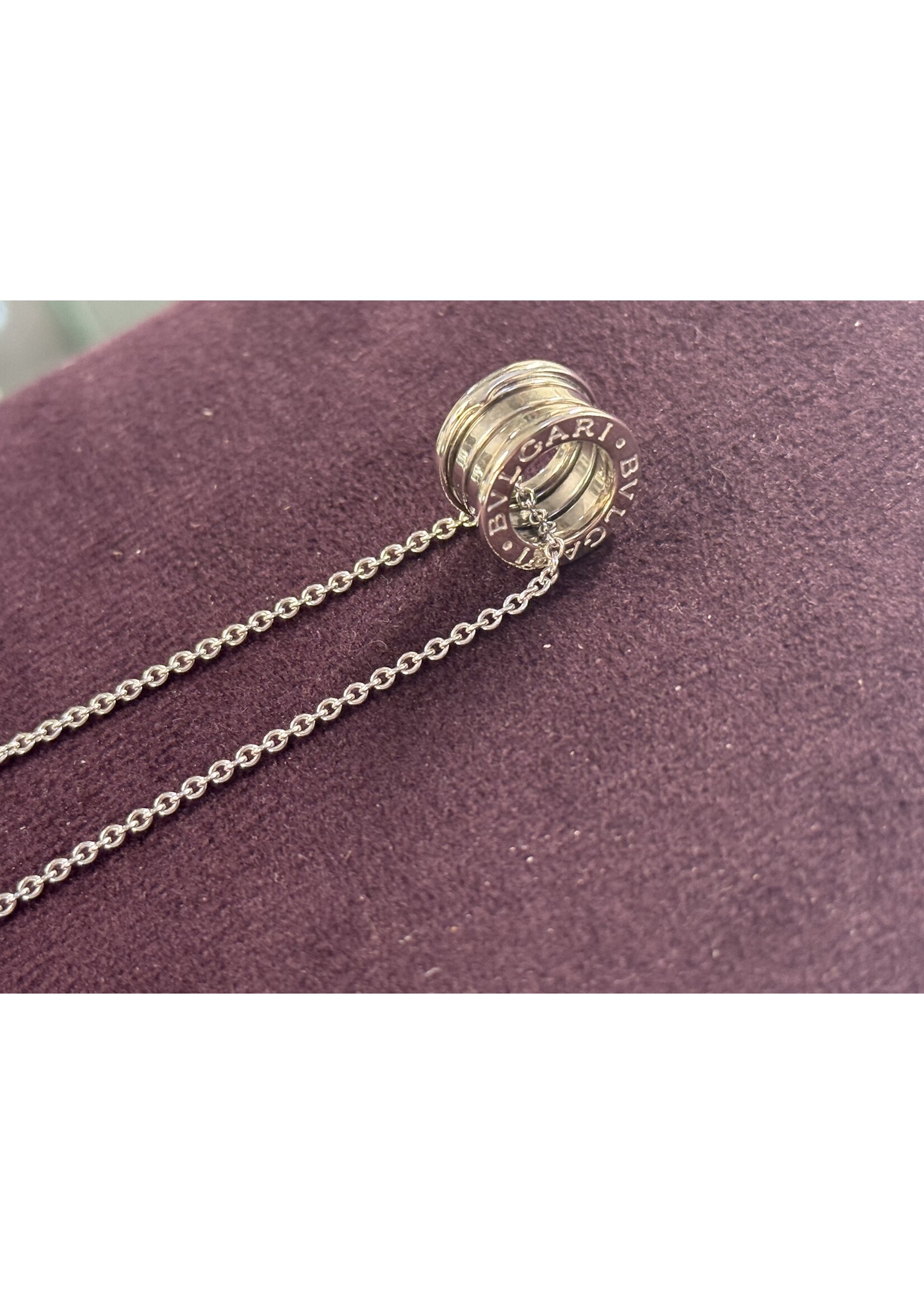Vintage & Occasion Witgouden collier bvlgari