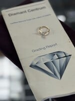Vintage & Occasion Rosegouden ring met 2.00 ct briljant geslepen moissanite - maat 17