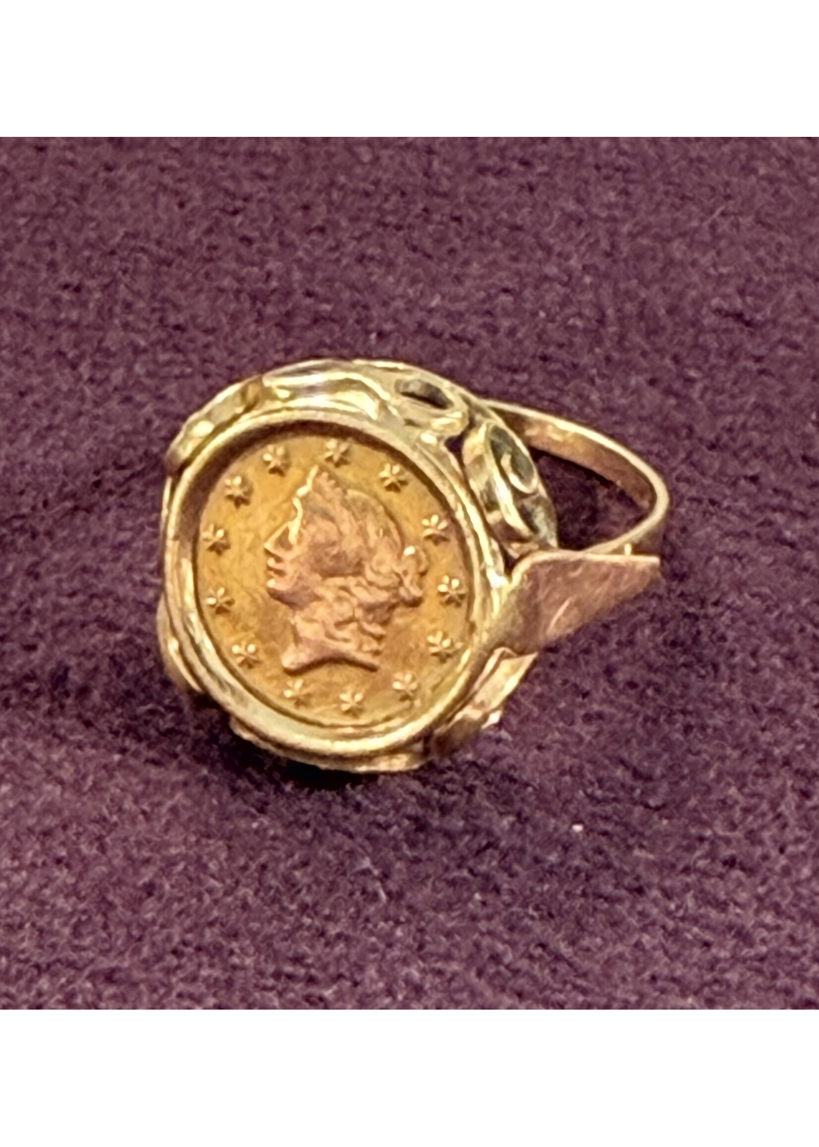 Vintage & Occasion Geelgouden Kennedy ring - maat 17.5