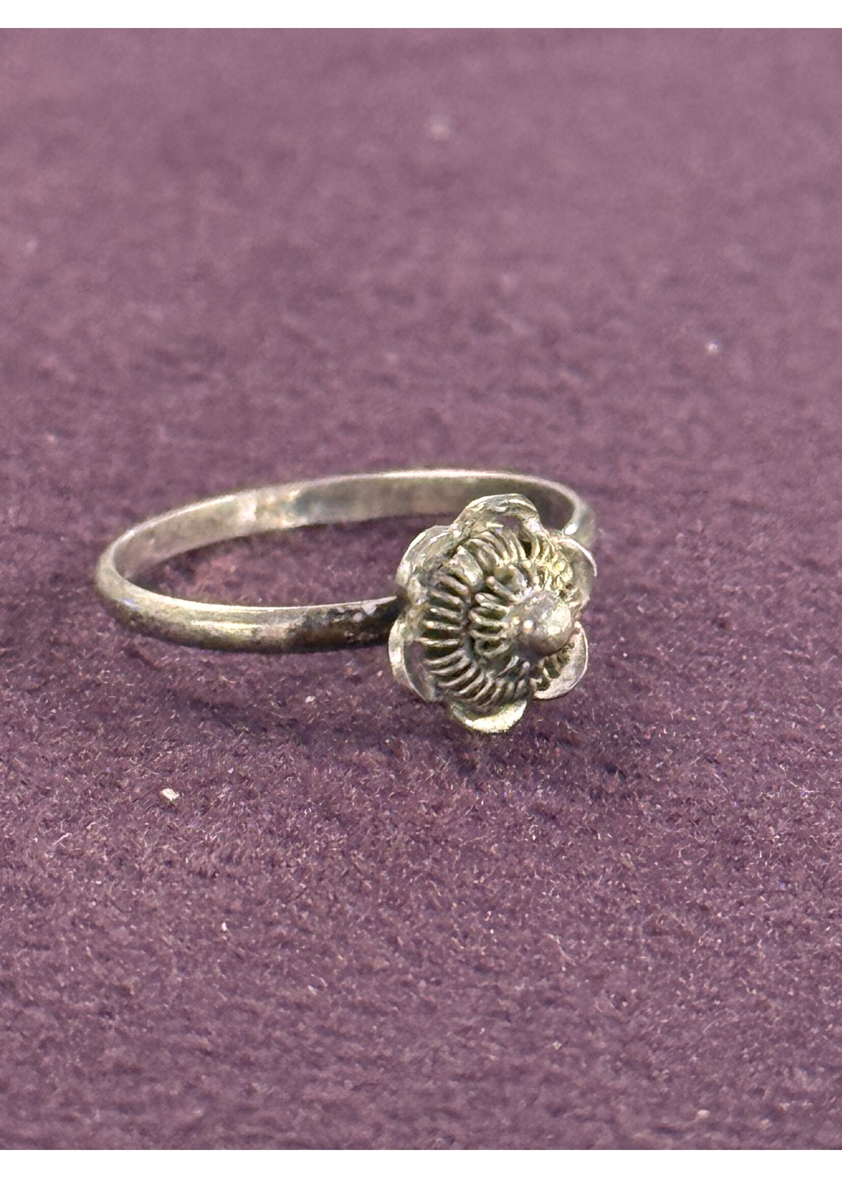 Vintage & Occasion Zilveren ring met zilveren Zeeuwse knoop - maat 15