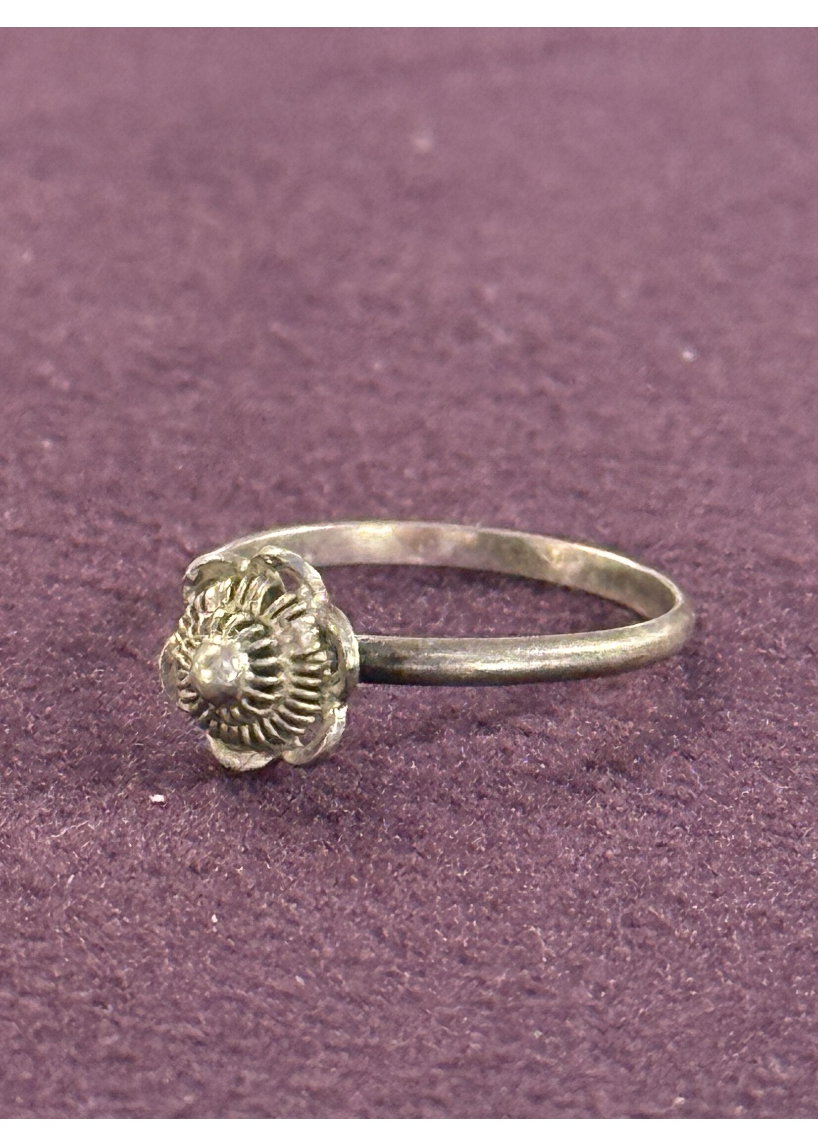 Vintage & Occasion Zilveren ring met zilveren Zeeuwse knoop - maat 15