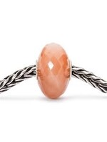 Vintage & Occasion TROLLBEADS TSTBE-20022 - KRAAL MET ZALMROZE FACETGESLEPEN MAANSTEEN