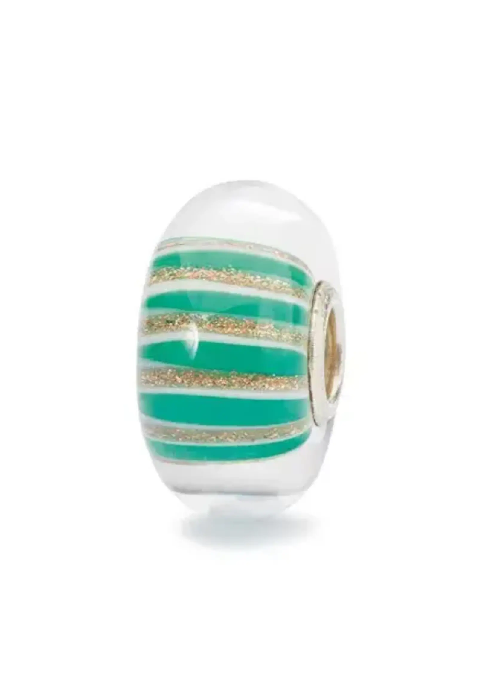 Trollbeads Trollbeads - Glaskraal - Glitterstreep - TGLBE-10429