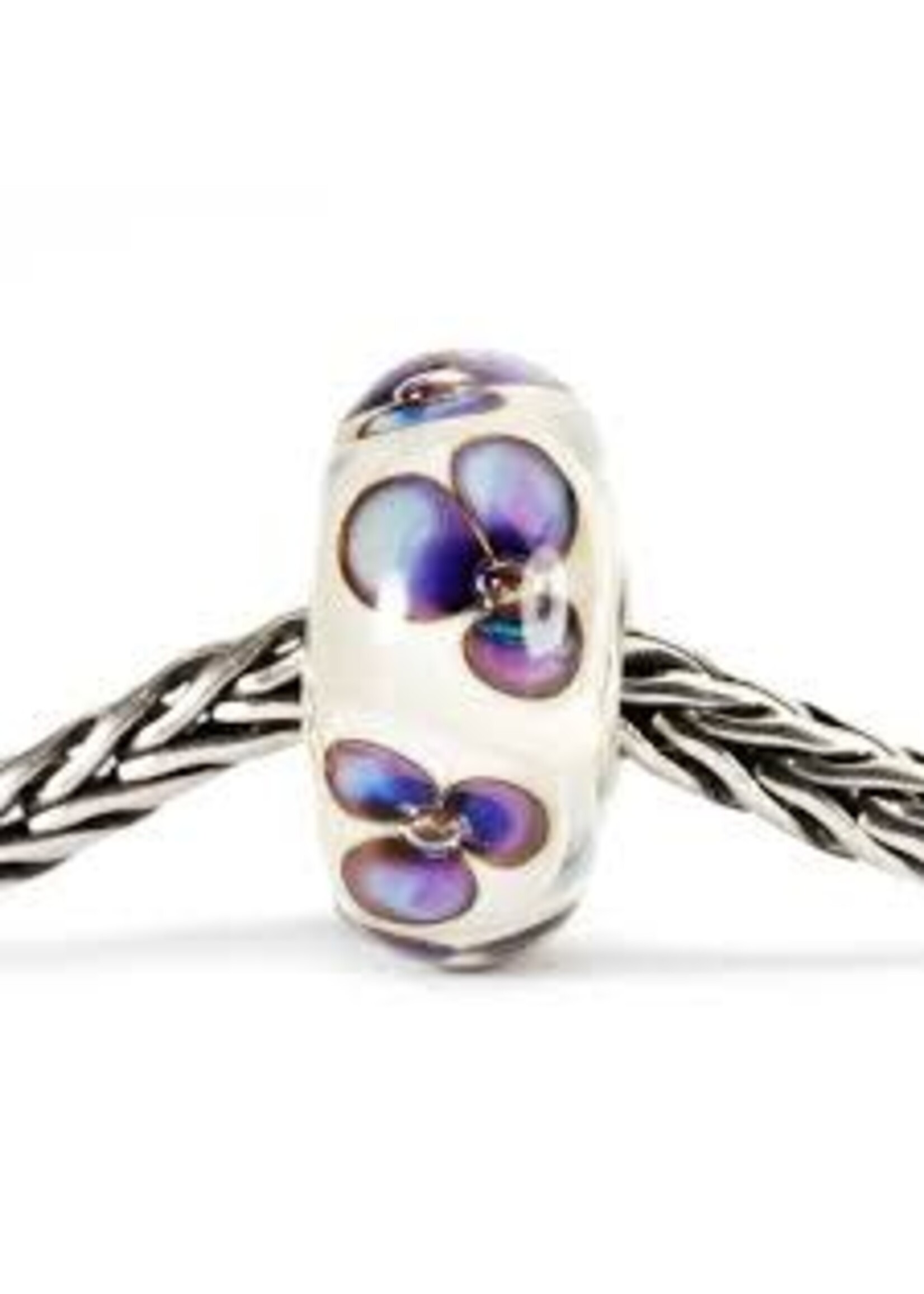 Trollbeads Trollbeads - Ivoren Viooltjes - TGLBE-10168