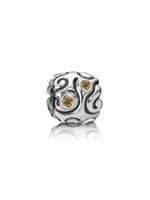 Vintage & Occasion Pandora - Zirkonia geel bedel zilver - 790548