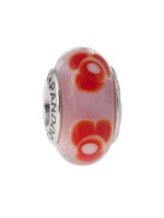 Trollbeads Pandora - Bedel Muranoglas rode bloemen - 790647