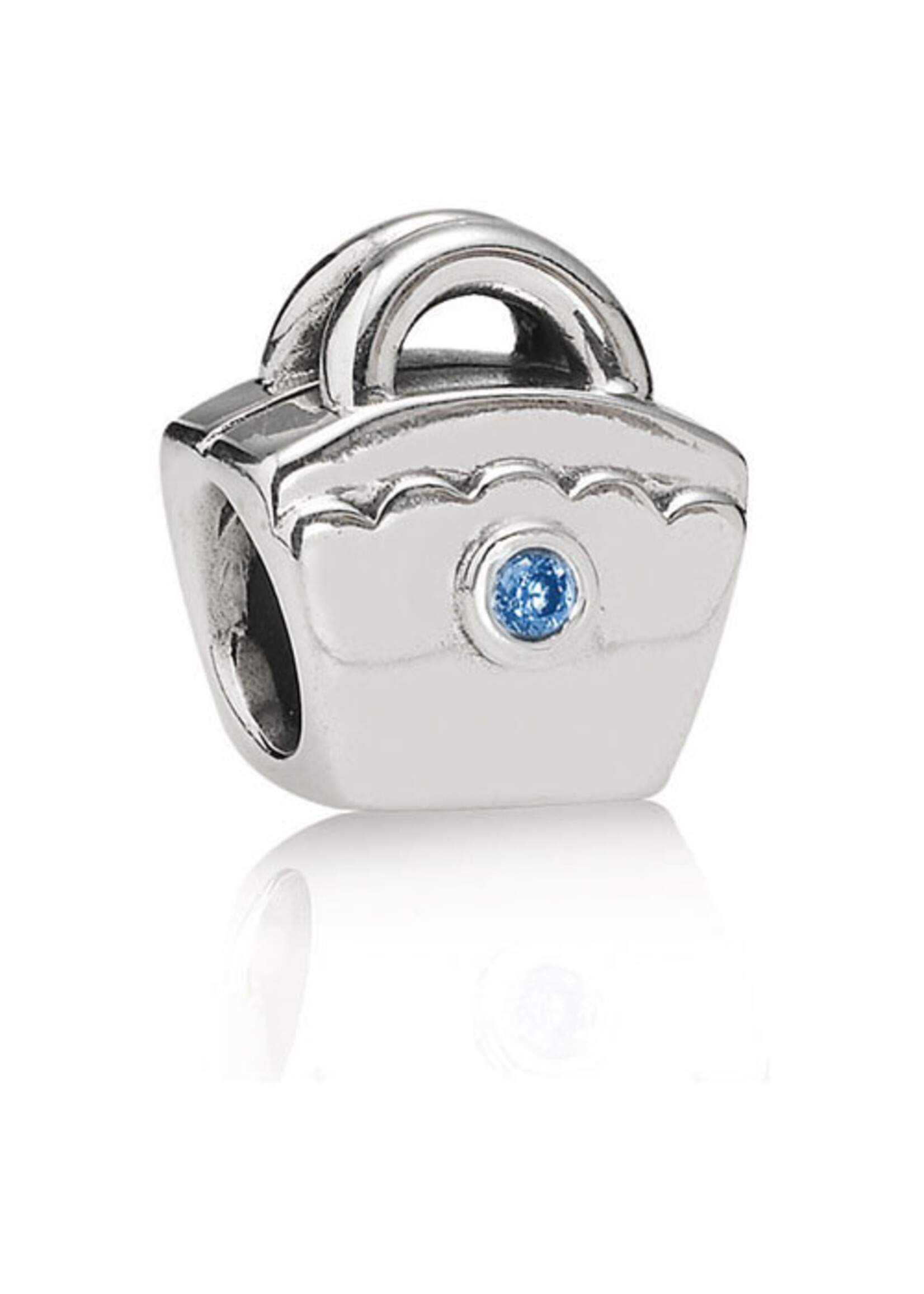 Trollbeads Pandora - Tas met blauwe zirkonia -790473