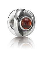 Trollbeads Pandora - Eye Bedel met Granaat steen - 790127