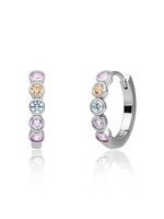 Sparkling Jewels EAS35-MULTI Sparkling Jewels Tube Huggies CZ Creolen