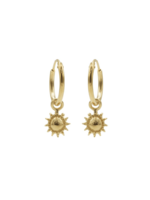 Karma Karma hinged hoops symbool sun gold M2014HIN
