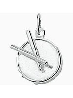 Vintage & Occasion Zilveren hanger trommel