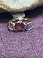 Cataleya jewels Geelgouden ring met topaas  edelstenen  - maat 17.5
