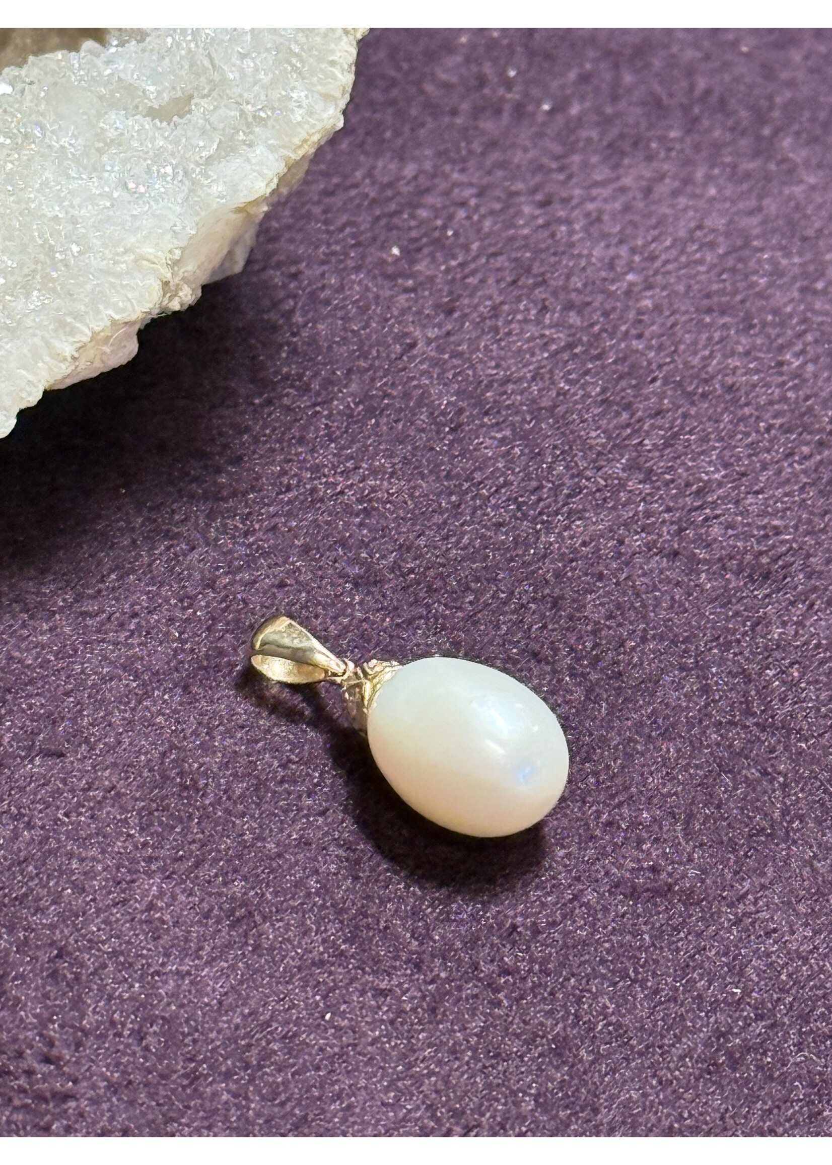 Cataleya jewels Geelgouden 14 Karaat Hanger met Parel | Tijdloze Elegantie