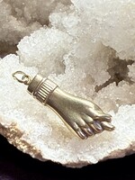 Vintage & Occasion Geelgouden 14 k vintage hanger vuist 3d