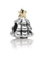 Vintage & Occasion Pandora - Kerstboom met 14k gouden ster - 790365