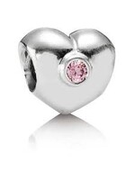 Vintage & Occasion Pandora - Hart met zirkonia roze - 790134PCZ