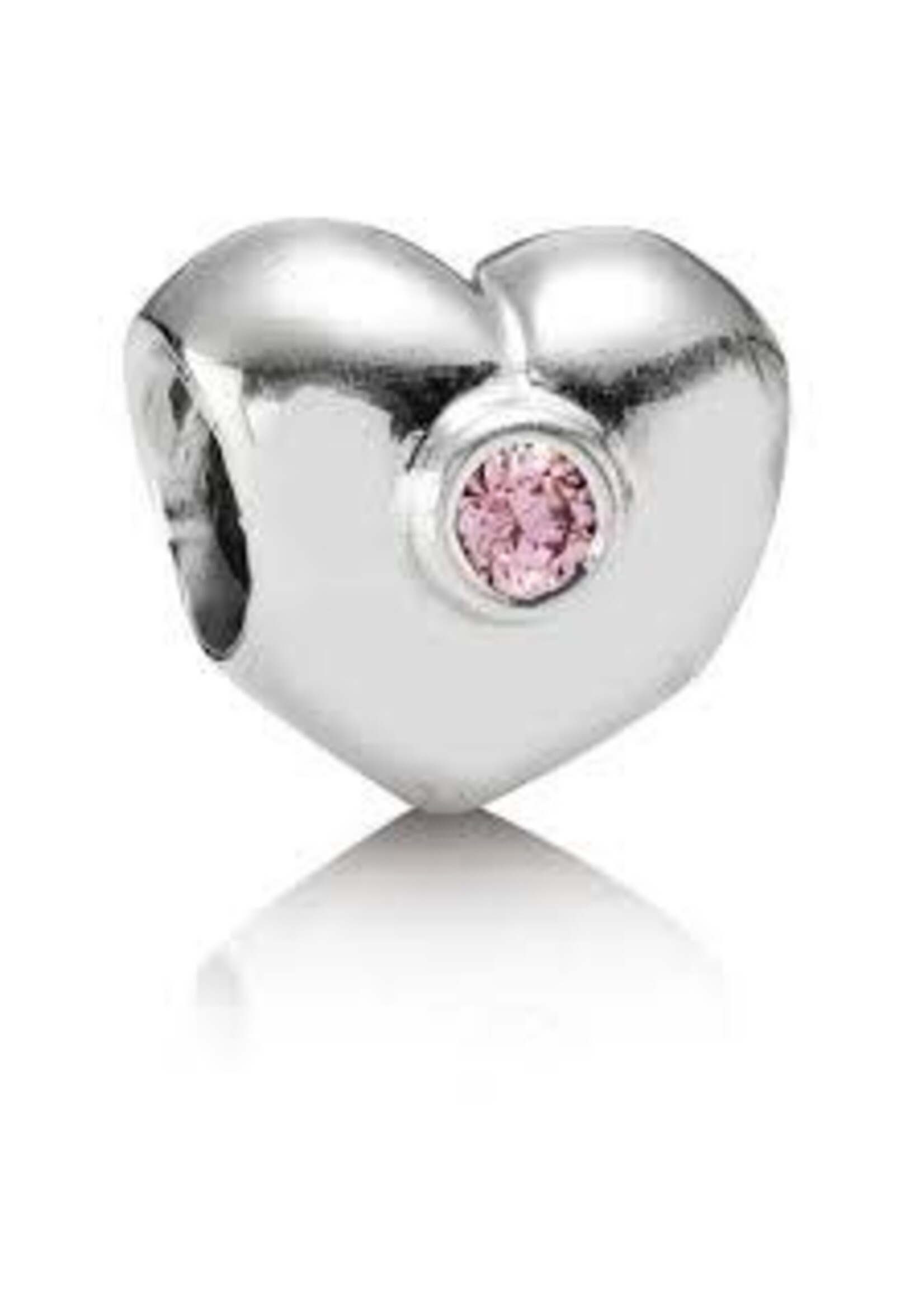 Vintage & Occasion Pandora - Hart met zirkonia roze - 790134PCZ