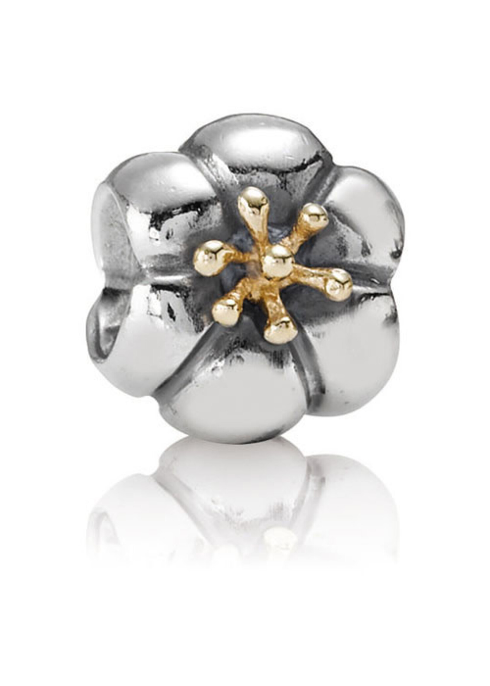 Vintage & Occasion Pandora - Zilver met gouden bloem - 790184