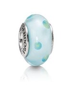 Vintage & Occasion Pandora - Teal Polka Dots Glaskraal - 790605