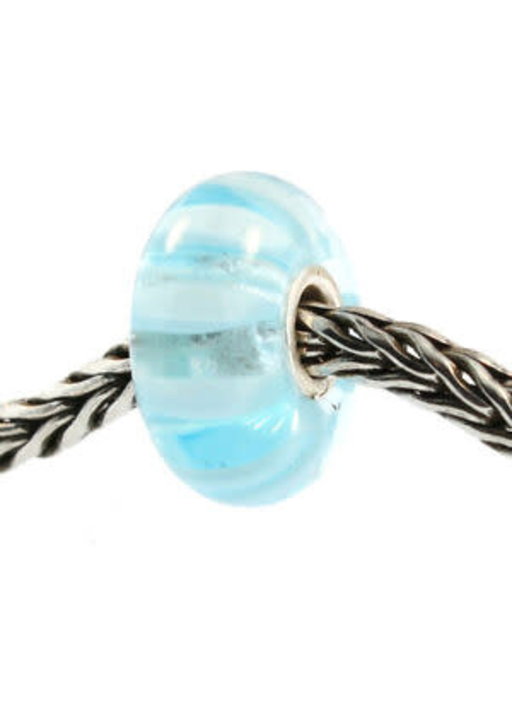 Trollbeads Trollbeads - Lichtblauwe streep