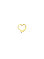 Cataleya jewels Geelgouden 14k hanger open hartje