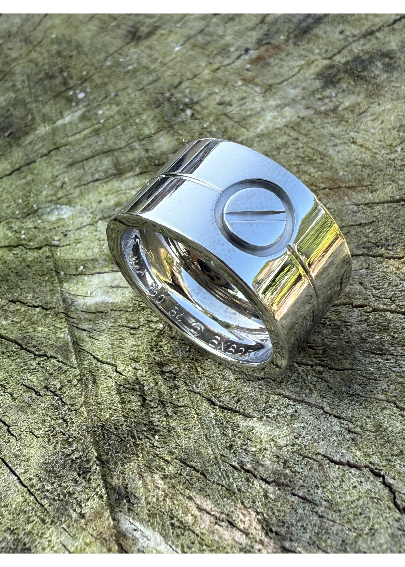 Witgouden Cartier high  love ring - maat