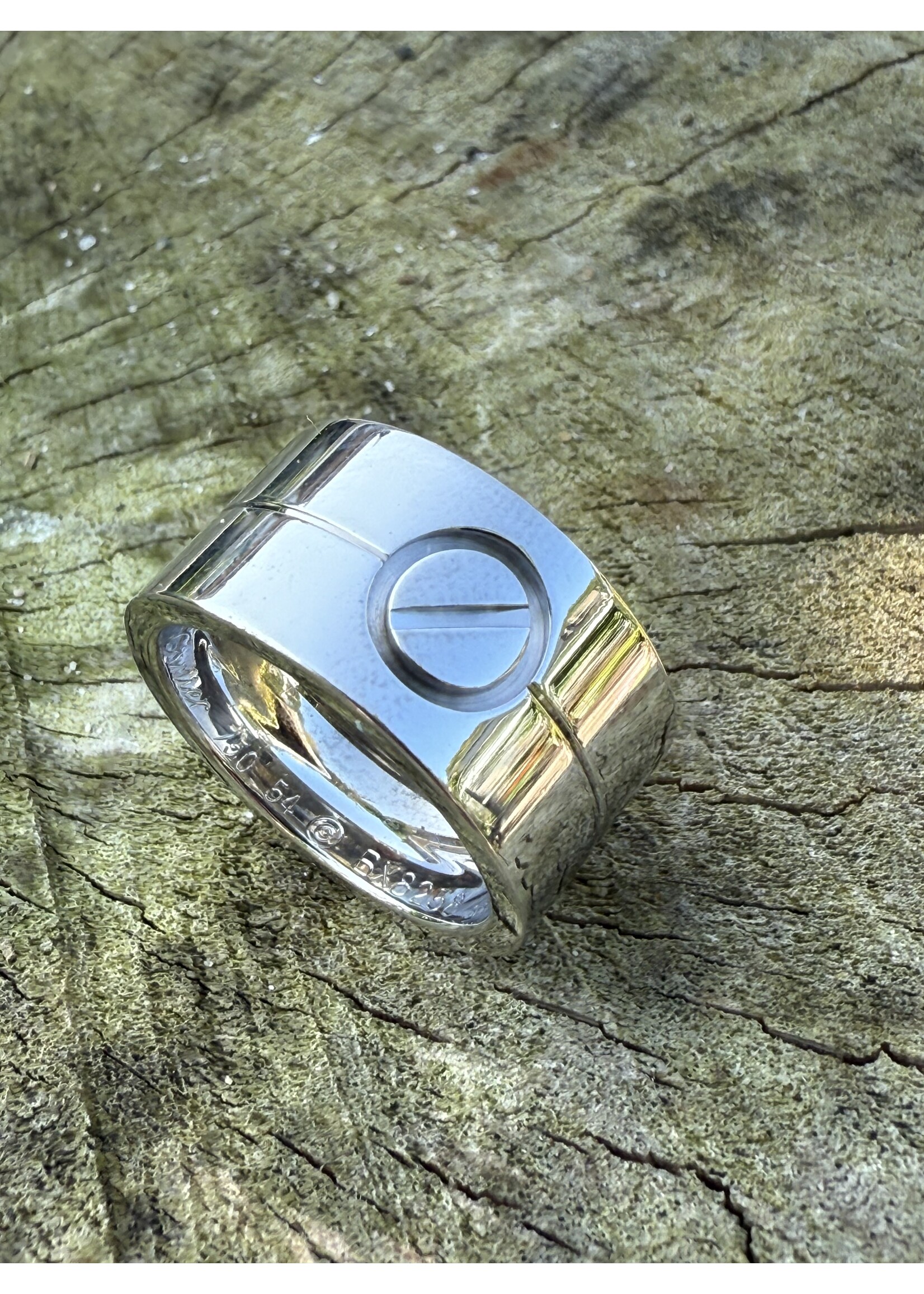 Witgouden Cartier high  love ring - maat