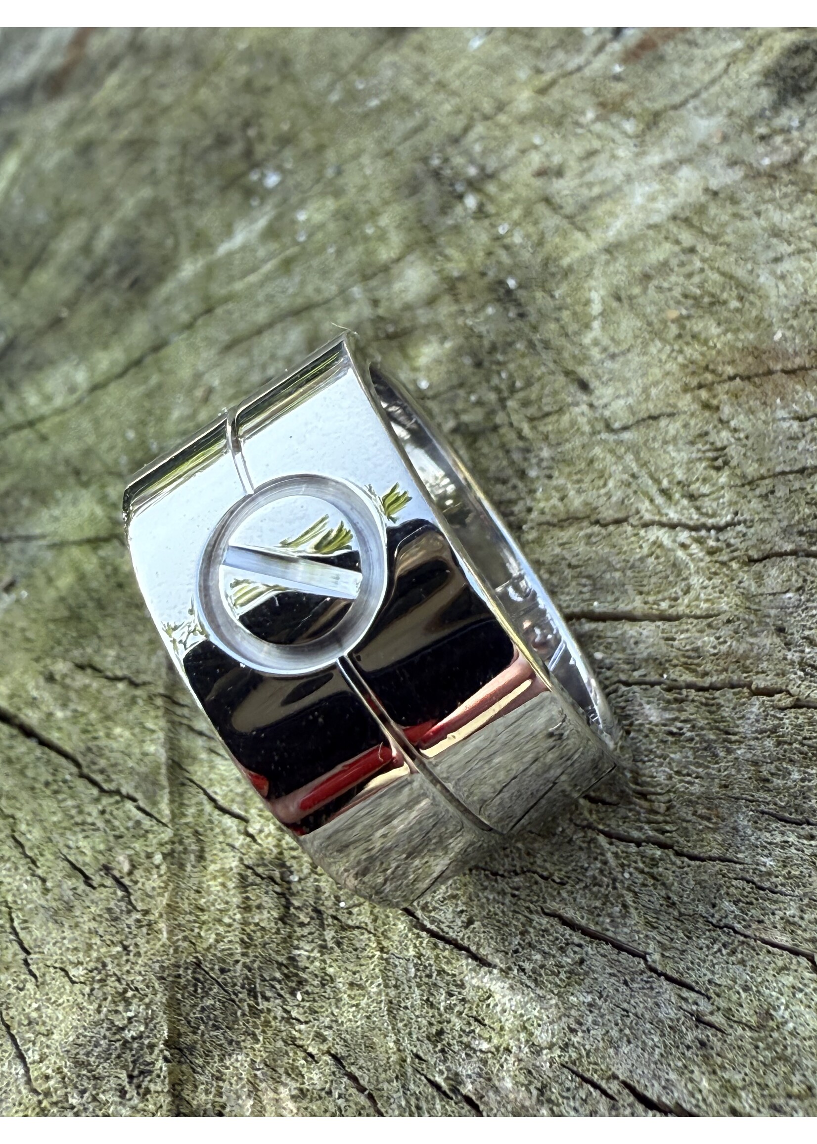 Witgouden Cartier high  love ring - maat