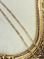 Vintage & Occasion Geelgouden 14k  ketting figaro schakel - lengte 45 cm