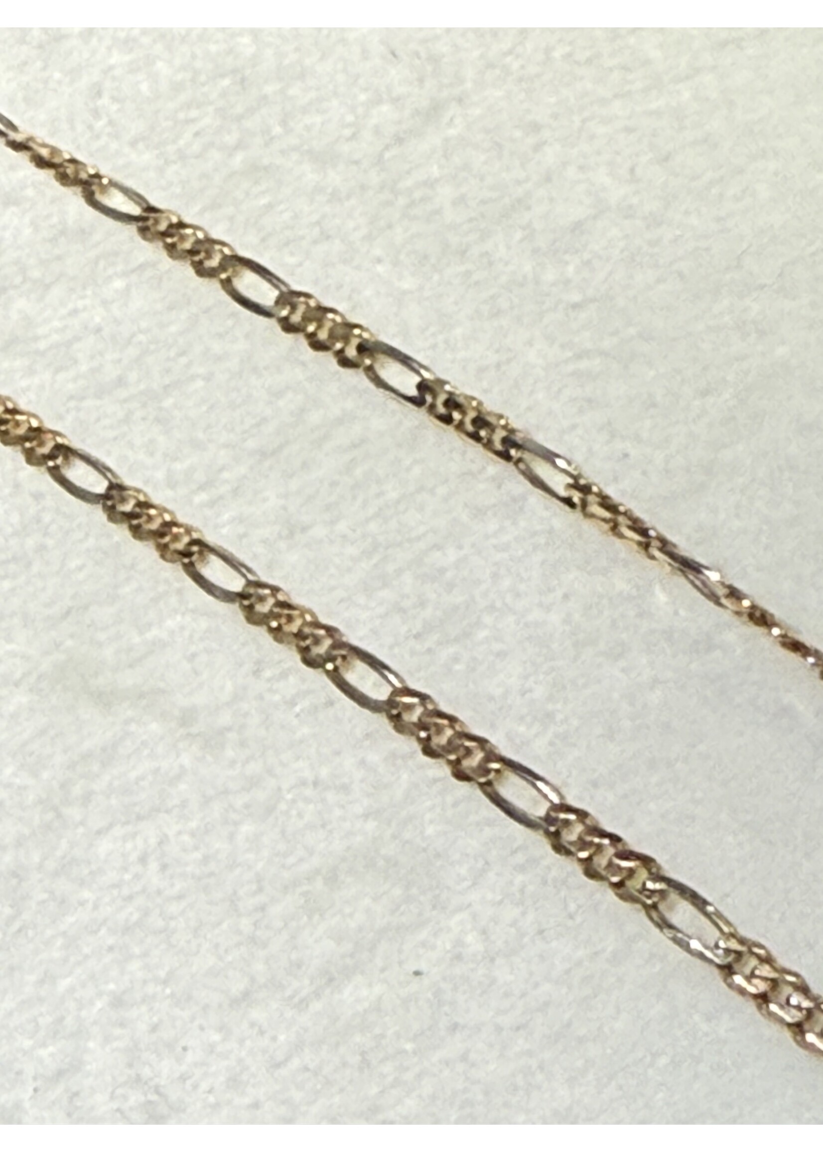 Vintage & Occasion Geelgouden 14k  ketting figaro schakel - lengte 45 cm