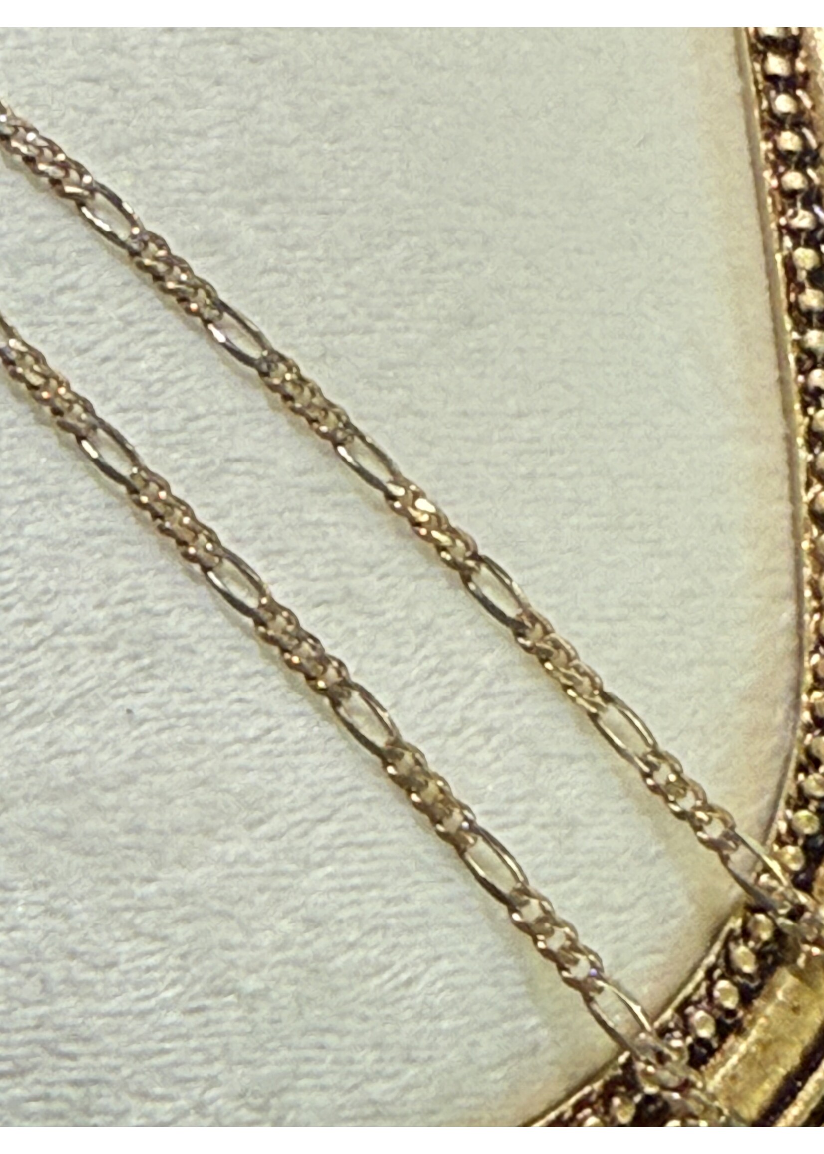 Vintage & Occasion Geelgouden 14k  ketting figaro schakel - lengte 45 cm