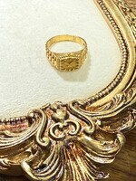 Vintage & Occasion Geelgouden 18 k ring horloge - maat 17.75