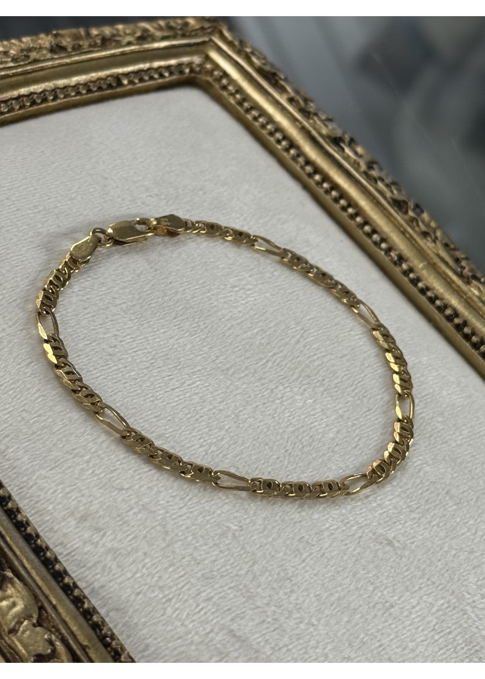 Vintage & Occasion Geelgouden 8 k (Bwg) armband valkenoog - lengte 18cm