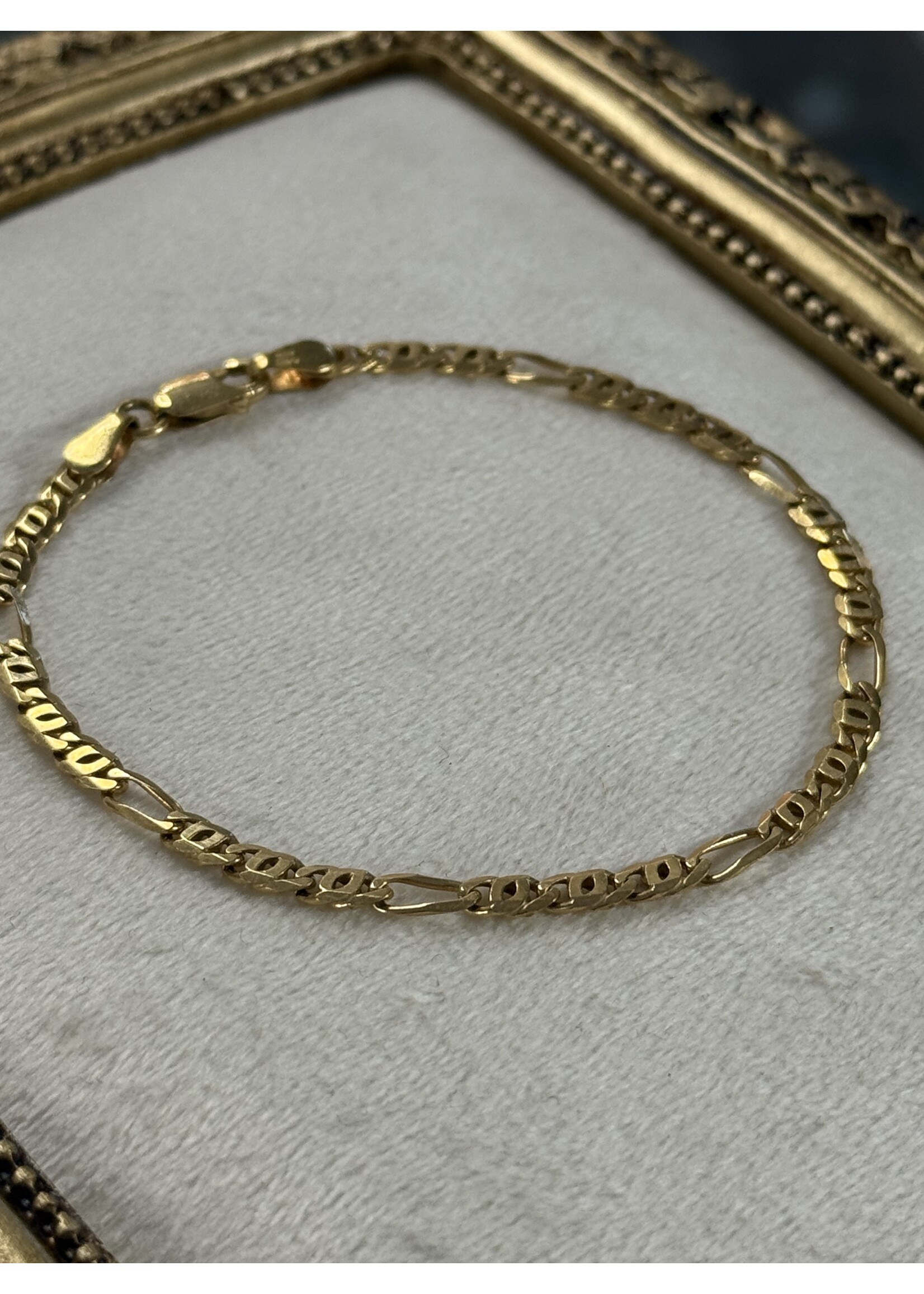 Vintage & Occasion Geelgouden 8 k (Bwg) armband valkenoog - lengte 18cm