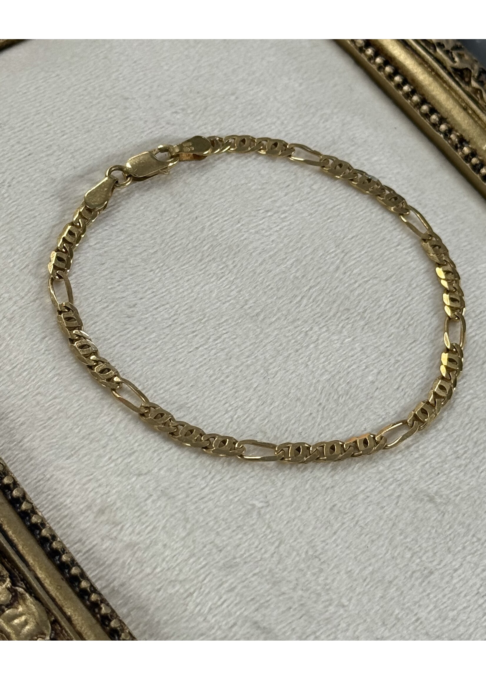 Vintage & Occasion Geelgouden 8 k (Bwg) armband valkenoog - lengte 18cm