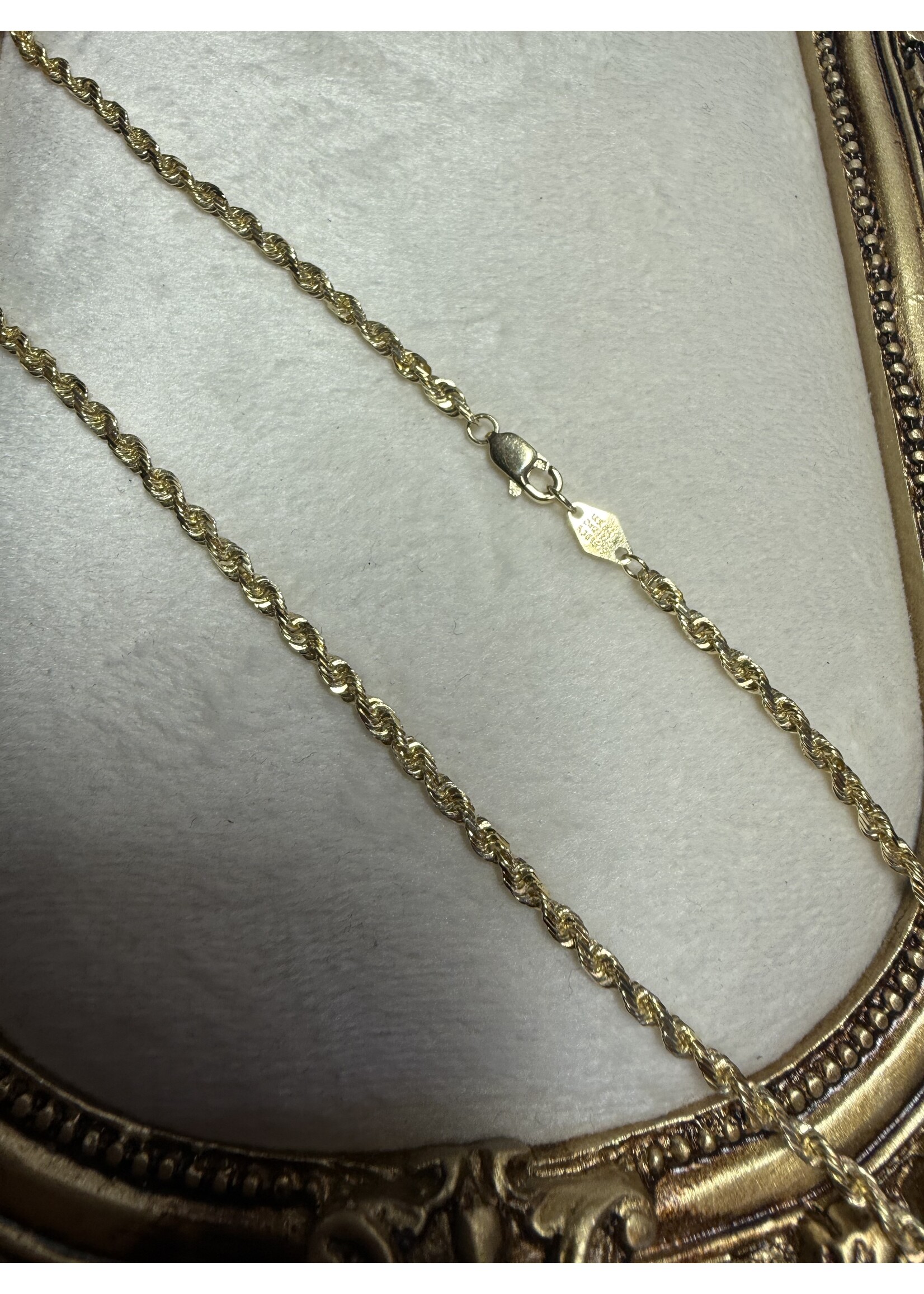 Vintage & Occasion Gold filled collier rope - lengte 55 cm