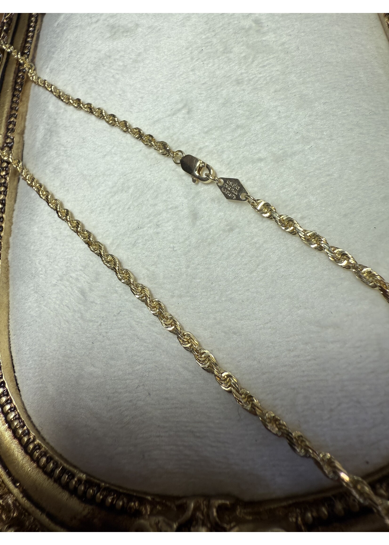 Vintage & Occasion Gold filled collier rope - lengte 55 cm