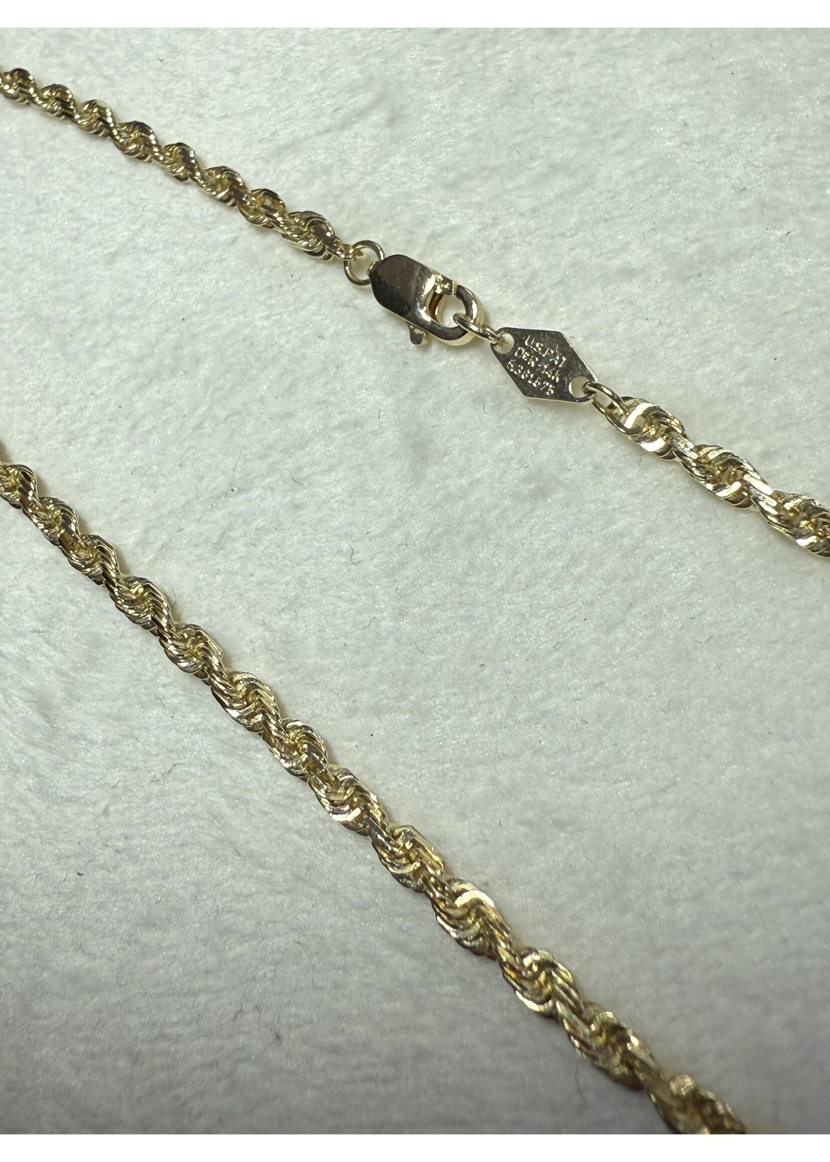 Vintage & Occasion Gold filled collier rope - lengte 55 cm