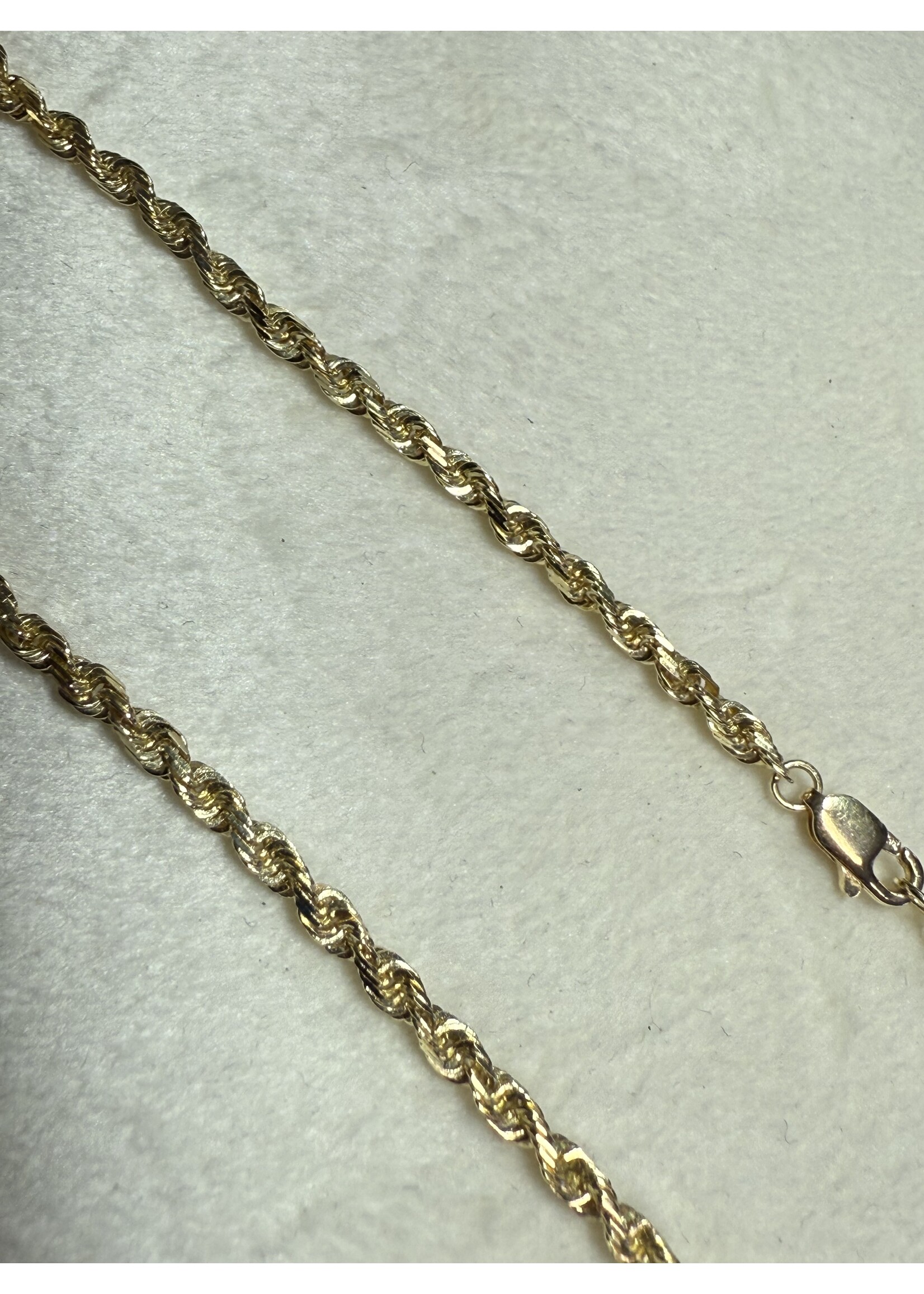 Vintage & Occasion Gold filled collier rope - lengte 55 cm