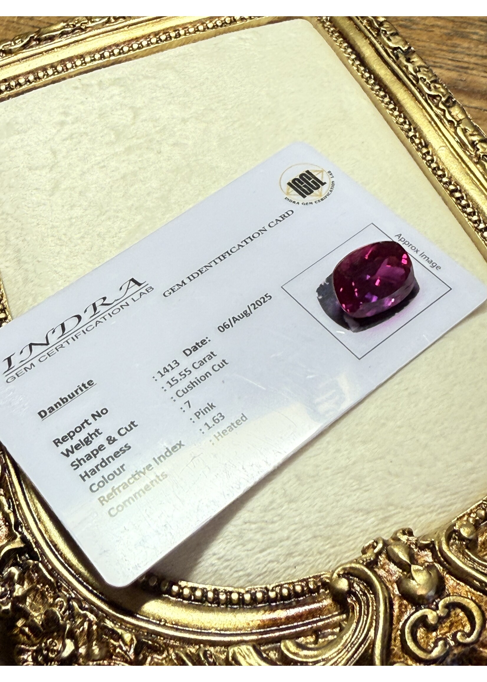 Cataleya jewels Naturel Danburite 15.55 carat